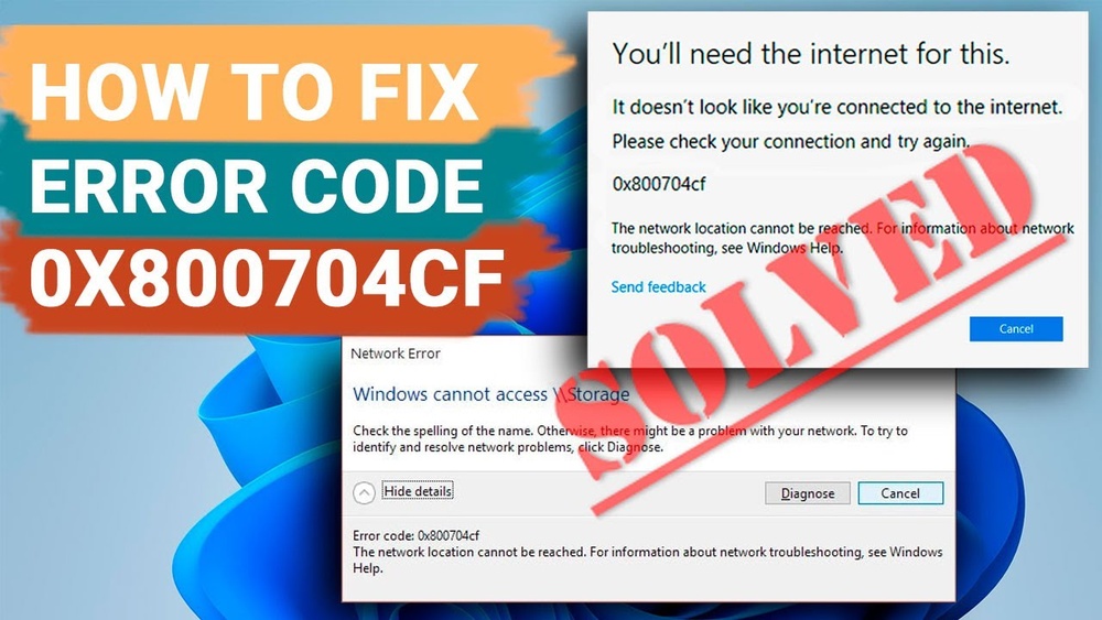 0X800704Cf Error Code: Quick Fixes to Solve Network Issues Fast
