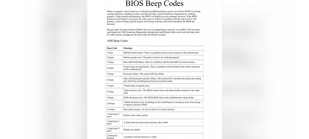 3 Beep Error Code: Easy Fixes to Solve Your PC Startup Issue