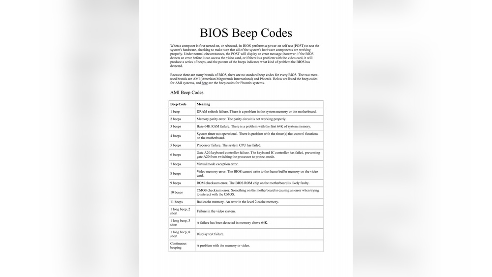 3 Beep Error Code: Easy Fixes to Solve Your PC Startup Issue