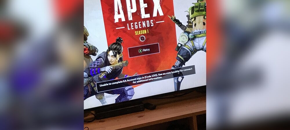 Apex Error Code 100: Quick Fixes to Solve the Issue Fast