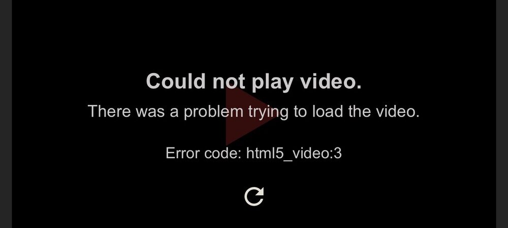 Error Code Html5_Video 3: Quick Fixes to Resolve Playback Issues