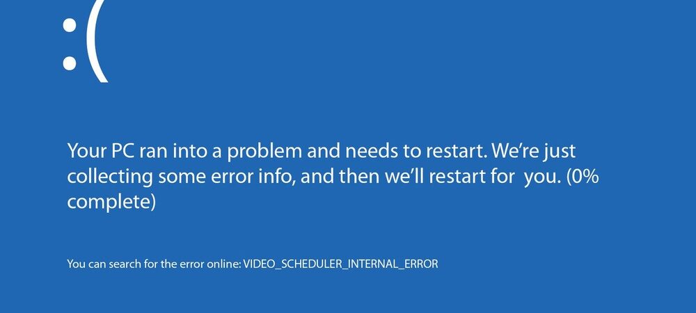 Stop Code Video Scheduler Internal Error: Quick Fixes & Tips
