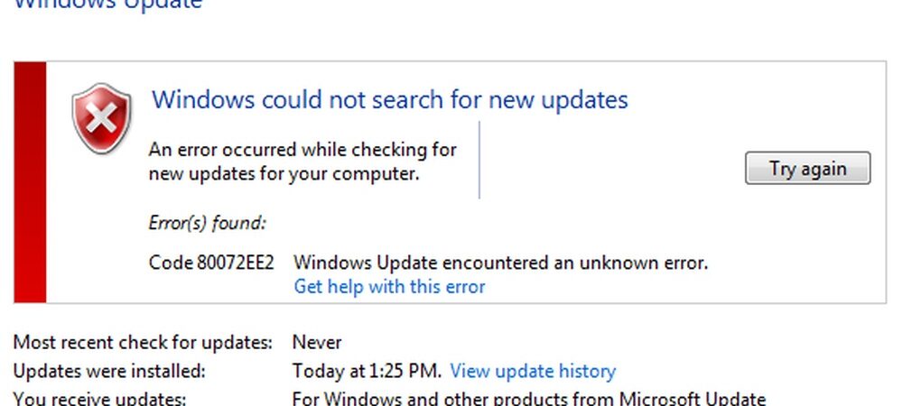 Windows Update Error Code 80072Ee2: Quick Fixes That Work Fast