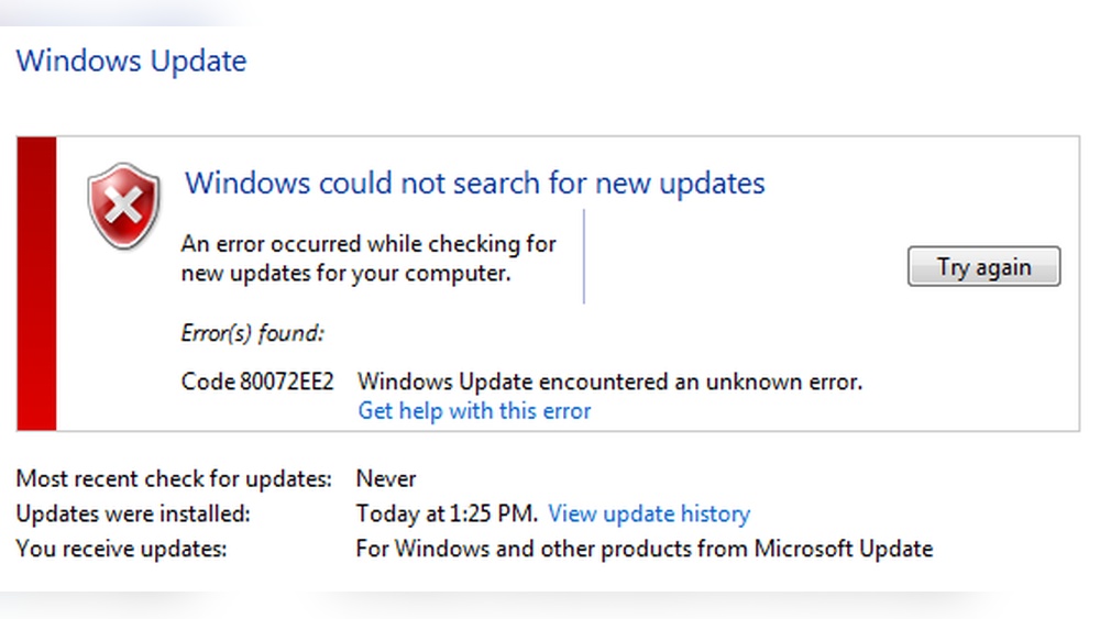 Windows Update Error Code 80072Ee2: Quick Fixes That Work Fast
